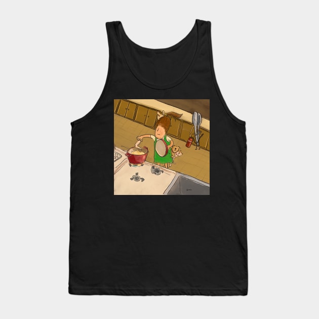 Frying Chicken Tank Top by doteau